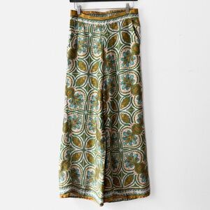 Haute Hippie Boho Printed Wide Leg Pants